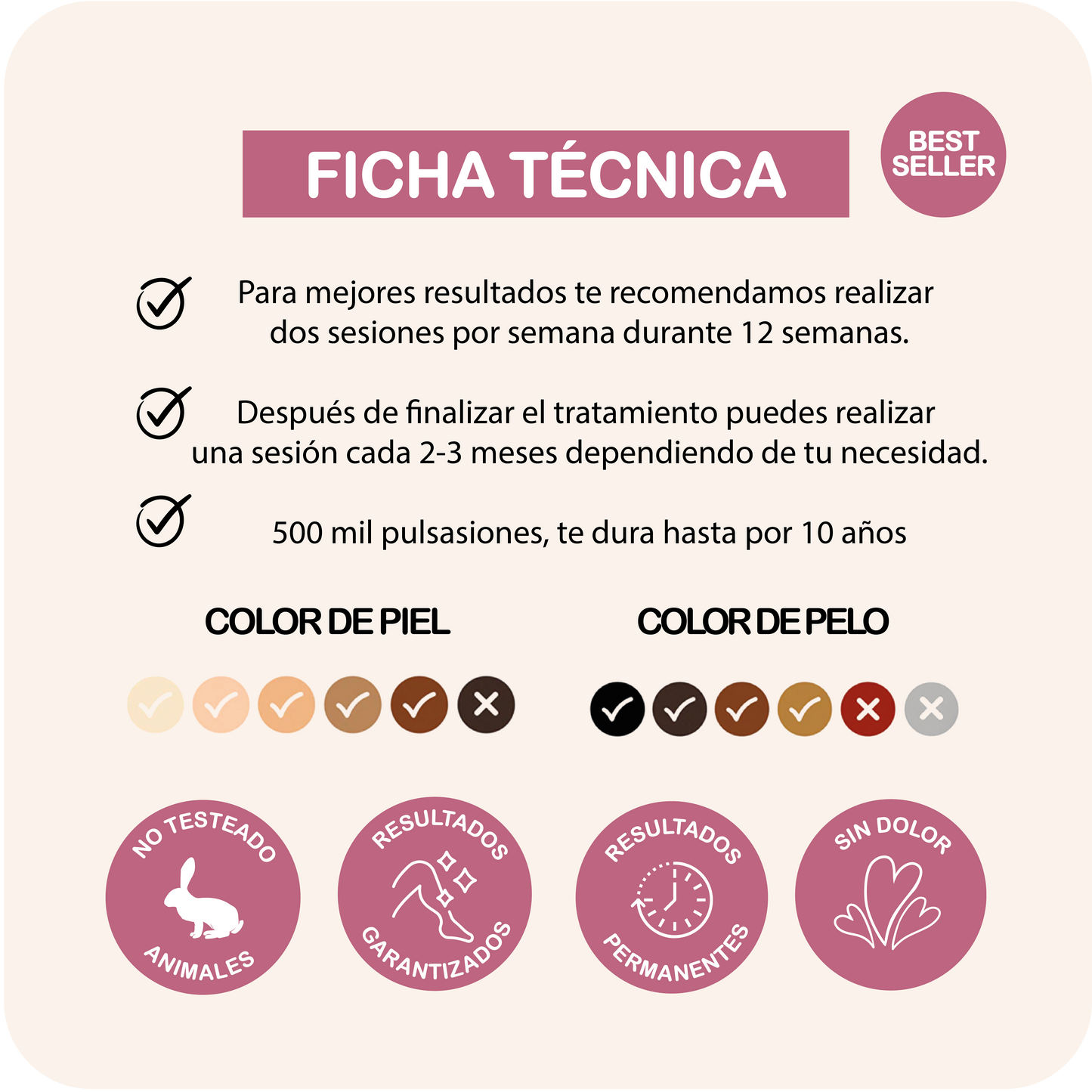 Depiladora Clásica